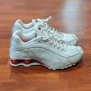 こ*ー様 Nike Shox R4 \"Neymar White\" Nike Shox R4 x Neymar Shoes White Platinum Tint Mens Size 8